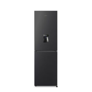 Teknix FFH1825WB/E 256L Total No Frost Fridge Freezer with Water Dispenser – Black