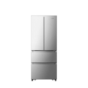Teknix THFD17870X 418L French Door Total No Frost Fridge Freezer – Brushed Steel