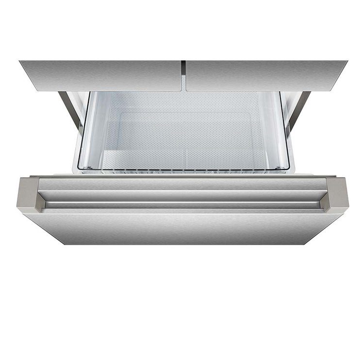 Teknix THFD17870X 418L French Door Total No Frost Fridge Freezer – Brushed Steel - Image 2