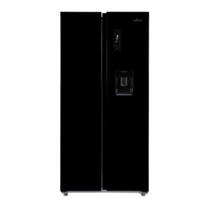 Willow 78.3cm Total No Frost American Fridge Freezer with Water Dispenser – Black (WSBES4MDB)