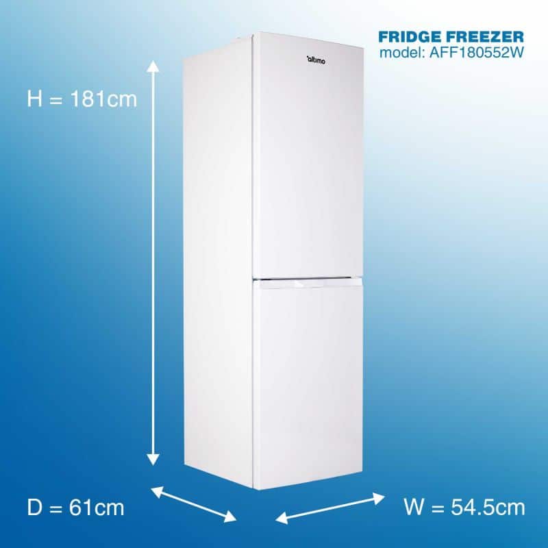 Altimo AFF180552W Frost Free Fridge Freezer – White - Image 2