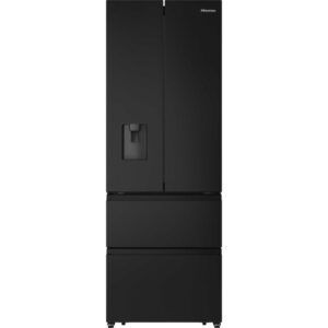 Hisense RF632N4WFE 485L Frost Free French Door Fridge Freezer with Water Dispenser – Black