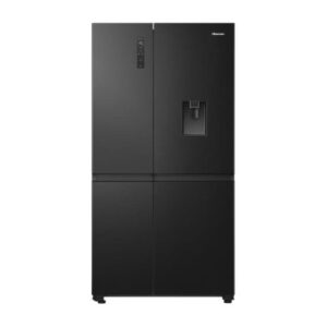 Hisense RS840N4WFE 647L American Fridge Freezer – Black Steel