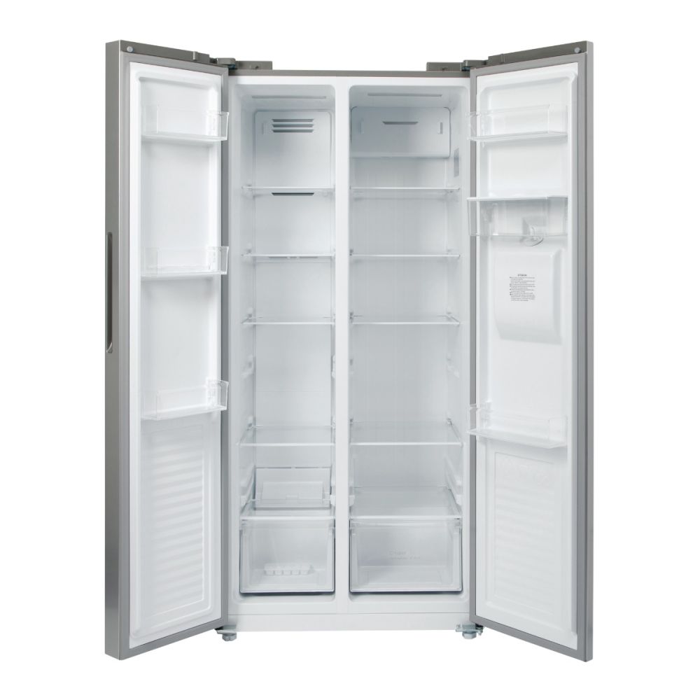 Willow 433L American Side by Side Fridge Freezer with Water Dispenser – Silver (WSBS84DS) - Image 2