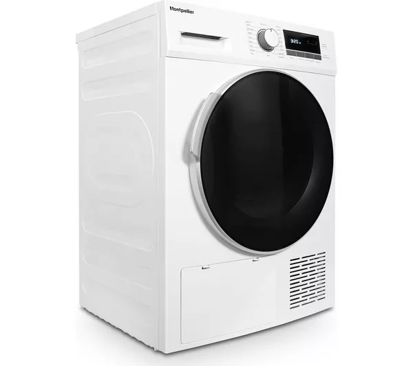 Montpellier MHP8SDW 8kg Heat Pump Sensor Dry Tumble Dryer – White - Image 4