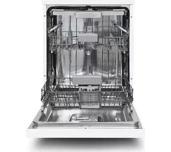 Montpellier MDWC1496W 60cm Freestanding Dishwasher - White - Image 3