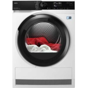 AEG TR849P4B 8000 AbsoluteCare 9kg Heat Pump Tumble Dryer – White