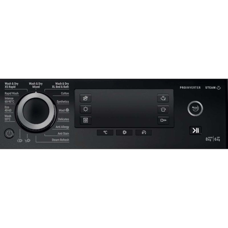 Hotpoint NDD86448BDAUK 8kg/6kg Washer Dryer ActiveCare – Black - Image 3
