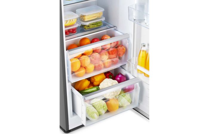 Teknix TH60TLX Tall Fridge - Black Steel - Image 2